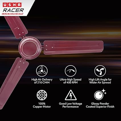 Usha racer 1200mm ceiling fan  Image 1