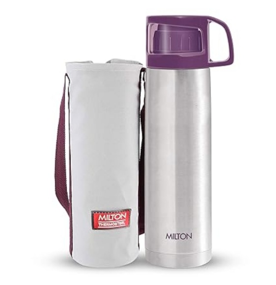 Milton glassy 1000 thermosteel vacuum insulated flask Image 1