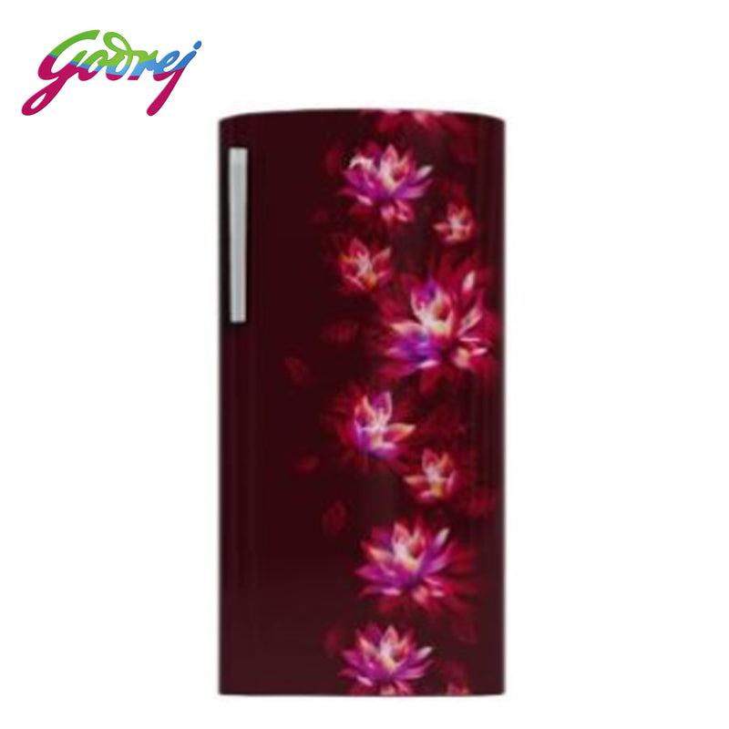 GODREJ RD ERIOPLS 205B THF SS WN 183LITER 2 STAR SINGLE DOOR RED