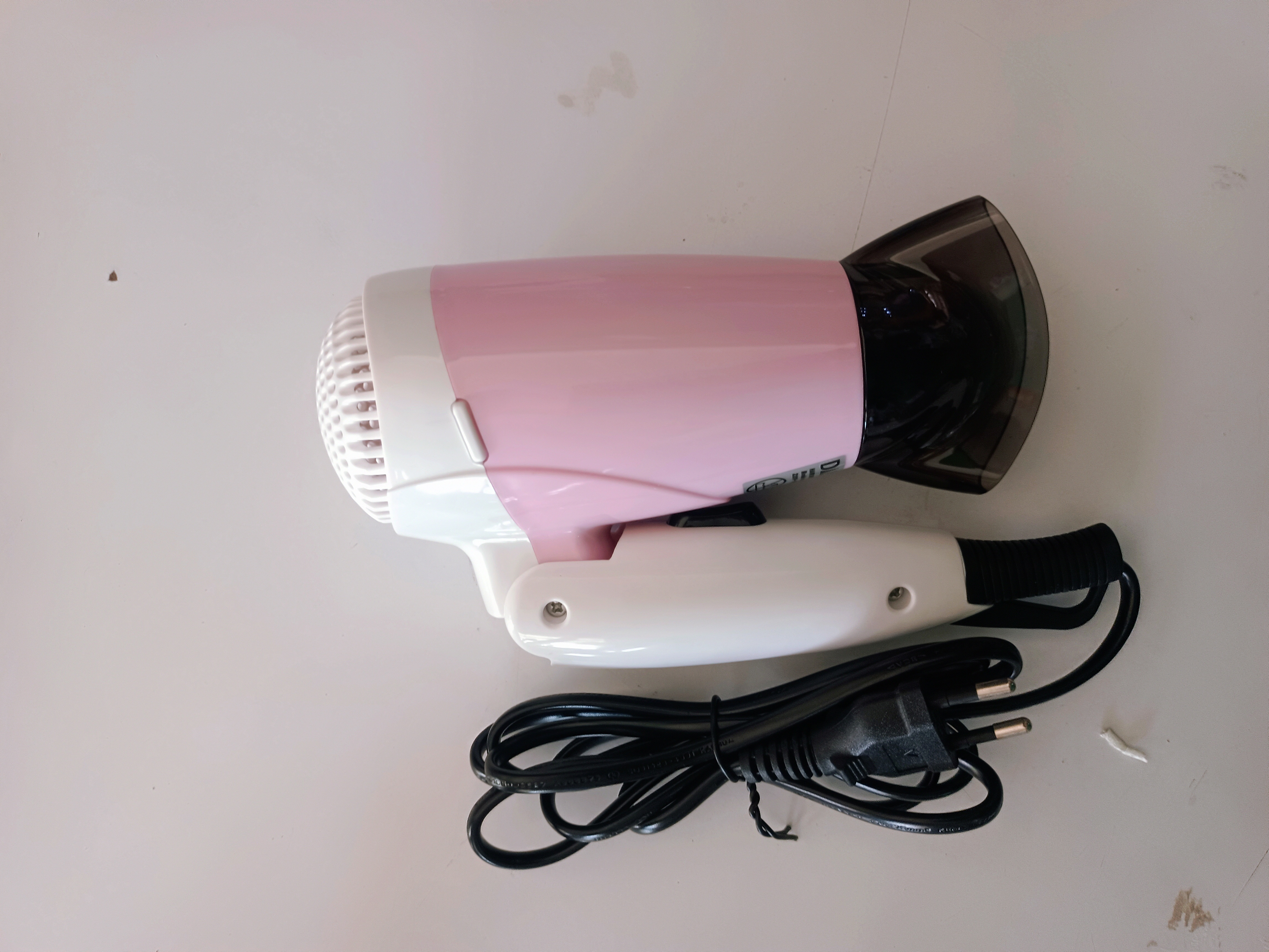 D Homes Hairdryer Foldable Handle Cold & Setting 1000W Image 1